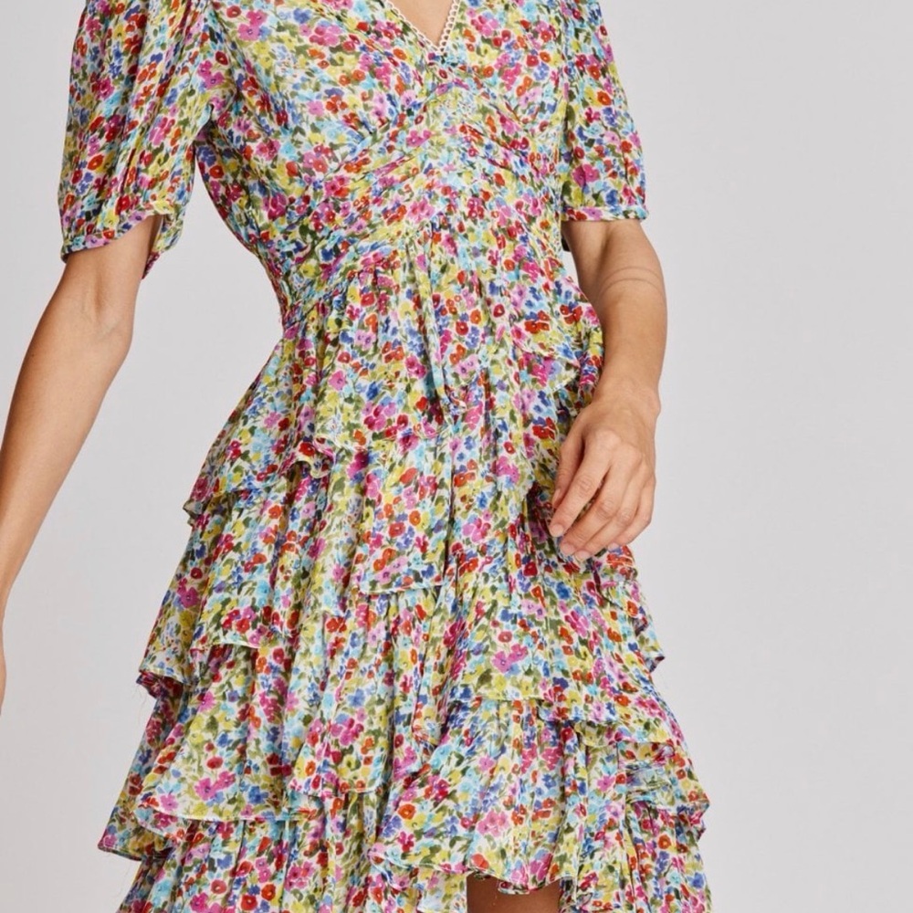 DERHY ADOLIE Liberty Print Short Dress (Size S)